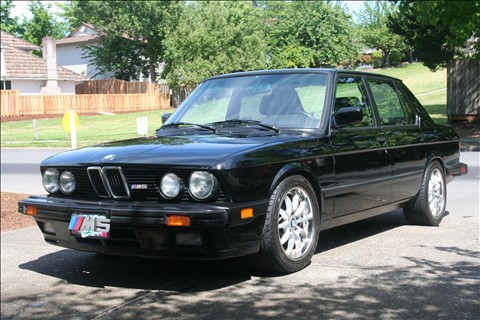 bmw m5 black 2010. 1988 BMW M5 For Sale Black on