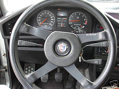 Alpina B9 Steering Wheel and Instruments