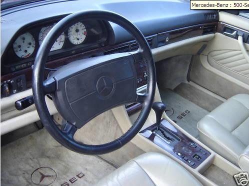 1984 MercedesBenz 500SEC AMG interior