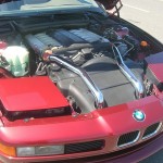 1991 BMW Dinan Twin Turbo 850i engine