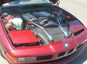 1991 BMW Dinan Twin Turbo 850i engine 1991 BMW Dinan Twin Turbo 850i engine
