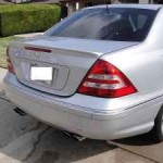 2006 Mercedes-Benz C55 AMG rear silver 2006 Mercedes-Benz C55 AMG rear silver