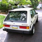 1984 VW GTI Rear 1984 VW GTI Rear