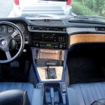 1985 BMW 745i Turbo Interior 1985 BMW 745i Turbo Interior