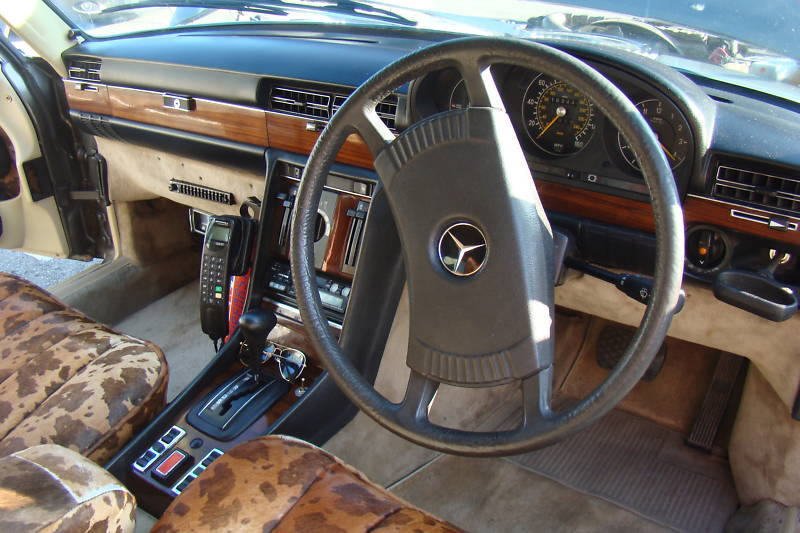 Bono's 1980 Mercedes 450 SEL Interior