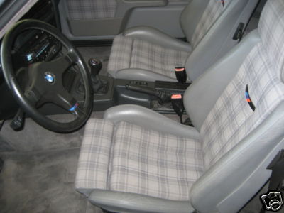 1988 BMW e30 M3 EVO II For Sale Plaid Interior