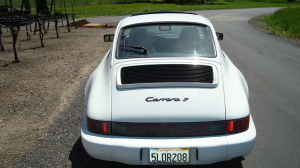 1990 Porsche 964 Carrera 2 White on Black for sale