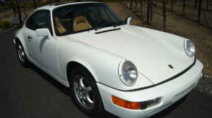 1990 Porsche 964 Carrera 2 White on Black for sale