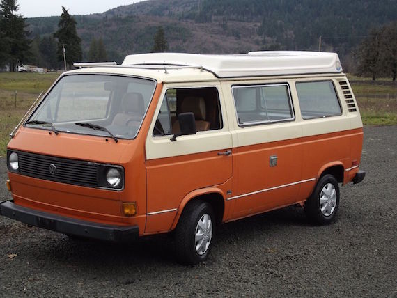 1980s vw camper van