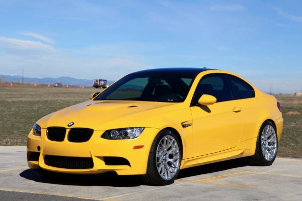 6k-Mile 2013 BMW E92 M3 Competition Speed Yellow 6-Speed