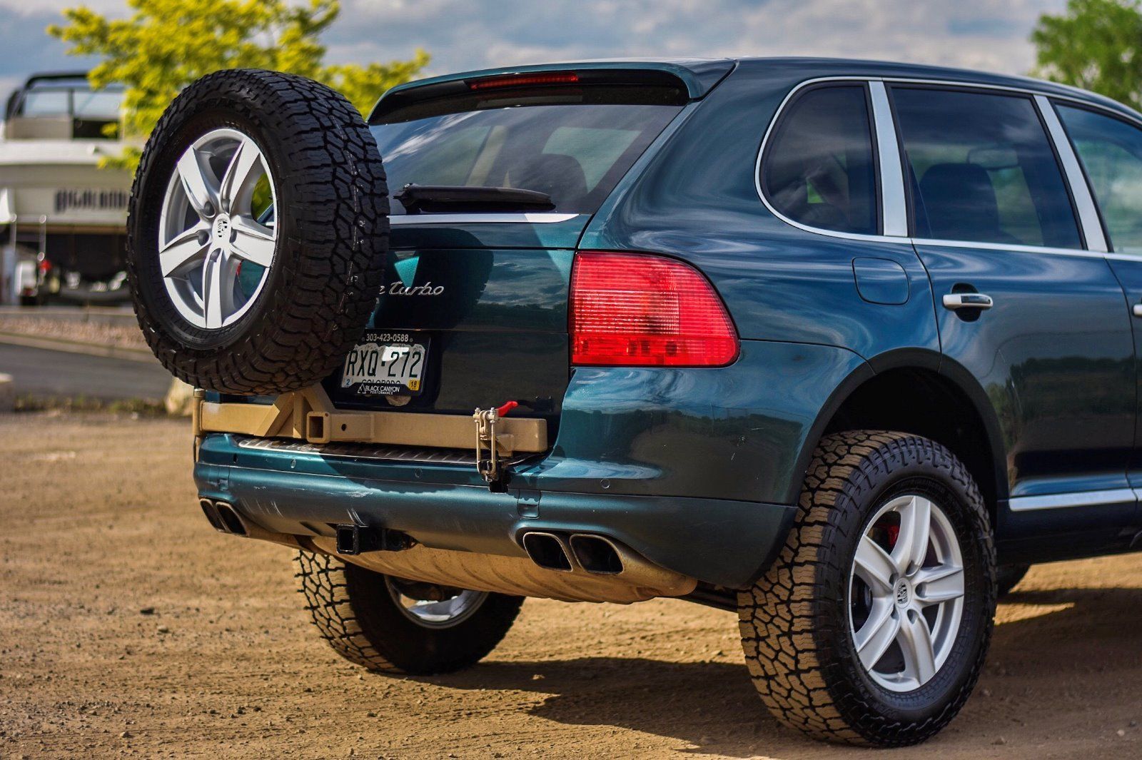 vw touareg spare tire carrier