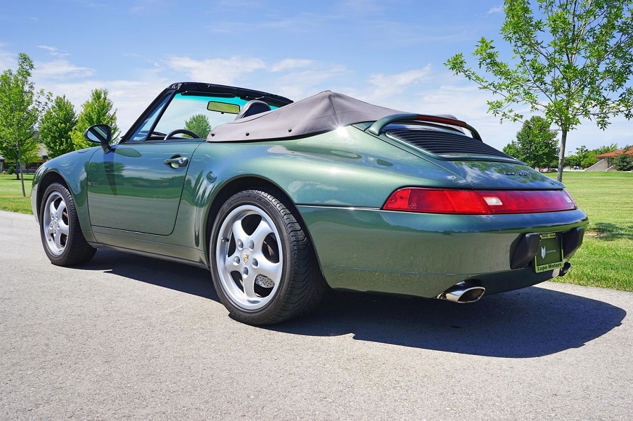 Oak Green Metallic 1997 Porsche 911 Carrera Cabriolet | German Cars For ...